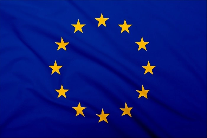 Bandiera Europa con stelle